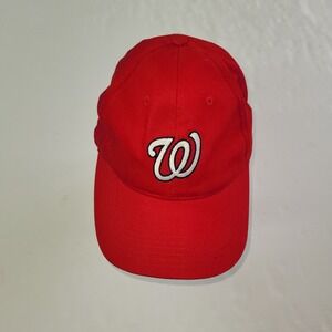 Washington Nationals MLB Genuine Merchandise Red Adjustable Baseball Cap Hat W‎